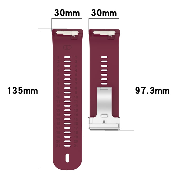 For Huawei Watch D Blood Pressure Watch Silicone Watch Band(Ivory White)