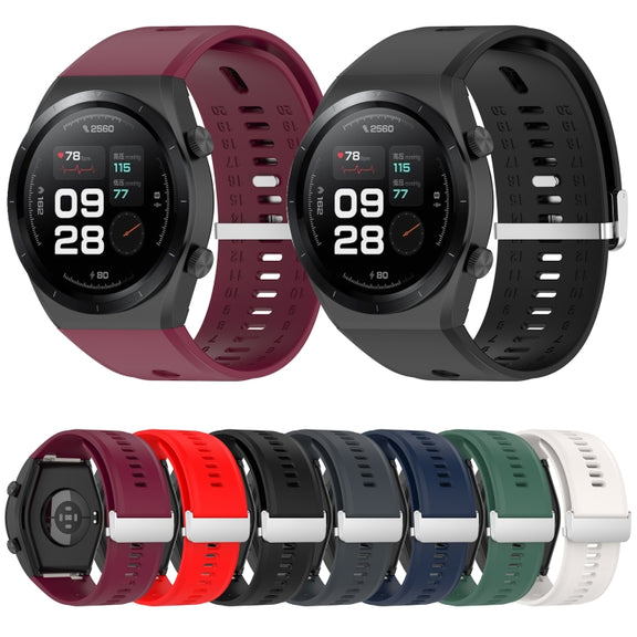 For Xiaomi Watch H1 Blood Pressure Watch Silicone Watch Band(Dark Grey)