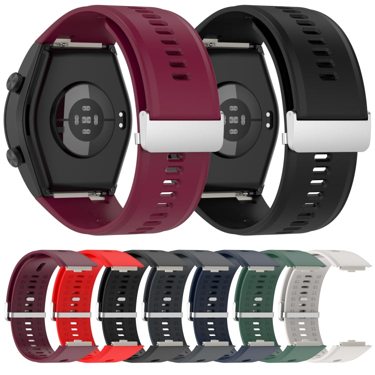 For Xiaomi Watch H1 Blood Pressure Watch Silicone Watch Band(Red)