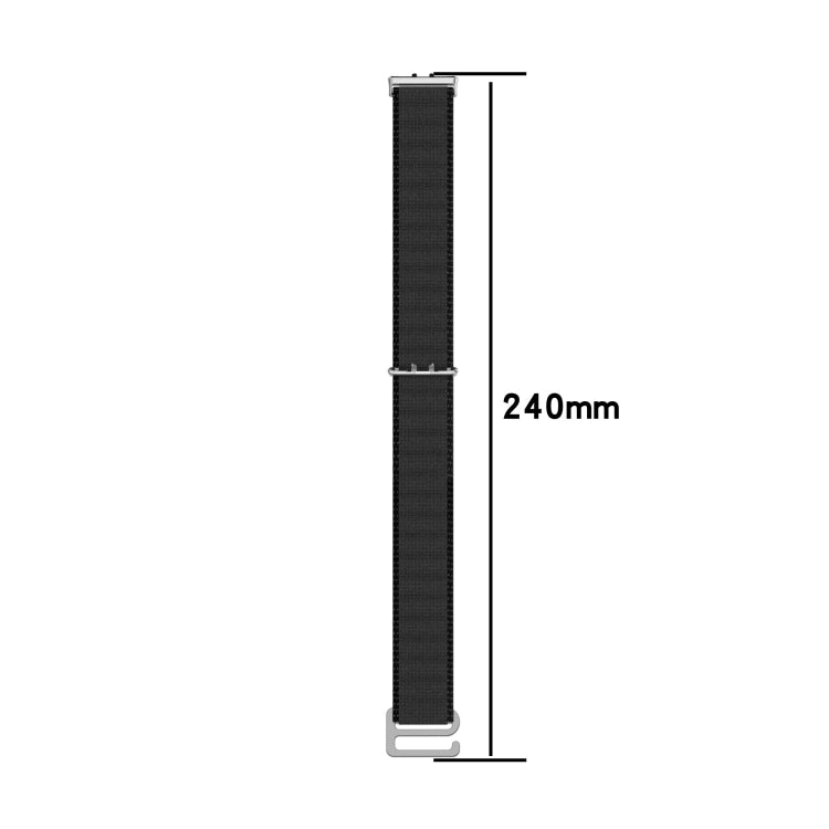 For Samsung Galaxy Fit 3 Nylon Canvas Watch Band(Green)