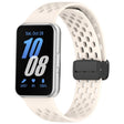For Samsung Galaxy Fit 3 Hole Style Magnetic Folding Buckle Silicone Watch Band(Starlight) - Watch Bands by PMC TechLife | Online Shopping South Africa | PMC TechLife