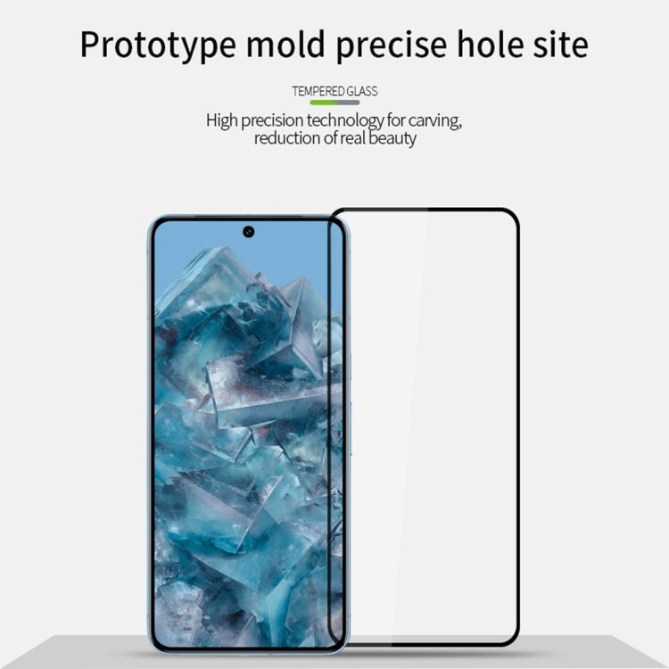 For Google Pixel 9 / 9 Pro MOFI 9H 2.5D Full Screen Tempered Glass Film(Black)