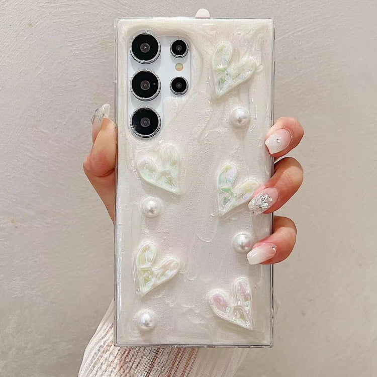 For Samsung Galaxy S25 Ultra 5G Cream Gum Decoden TPU Phone Case(Love)