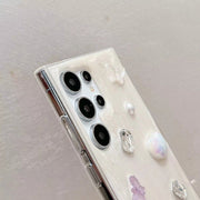 For Samsung Galaxy S25 Ultra 5G Cream Gum Decoden TPU Phone Case(Pearl)