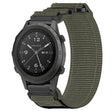 For Garmin MARQ Commander 22mm Nylon Hook And Loop Fastener Watch Band(Grey) - Watch Bands by PMC TechLife | Online Shopping South Africa | PMC TechLife