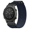 For Garmin MARQ Commander 22mm Nylon Hook And Loop Fastener Watch Band(Blue) - Watch Bands by PMC TechLife | Online Shopping South Africa | PMC TechLife