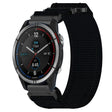 For Garmin Quatix 7 22mm Nylon Hook And Loop Fastener Watch Band(Black) - free shipping - PMC TechLife - Order now!