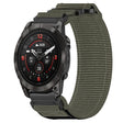 For Garmin Epix Pro 47mm 22mm Nylon Hook And Loop Fastener Watch Band(Grey) - Watch Bands by PMC TechLife | Online Shopping South Africa | PMC TechLife