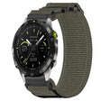 For Garmin MARQ Athlete Gen 2 22mm Nylon Hook And Loop Fastener Watch Band(Grey) - Watch Bands by PMC TechLife | Online Shopping South Africa | PMC TechLife