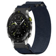 For Garmin MARQ Athlete Gen 2 22mm Nylon Hook And Loop Fastener Watch Band(Blue) - free shipping - PMC TechLife - Order now!