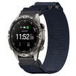 For Garmin MARQ Adventurer Gen 2 22mm Nylon Hook And Loop Fastener Watch Band(Blue) - free shipping - PMC TechLife - Order now!
