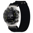 For Garmin MARQ Aviator Gen 2 22mm Nylon Hook And Loop Fastener Watch Band(Black) - Watch Bands by PMC TechLife | Online Shopping South Africa | PMC TechLife