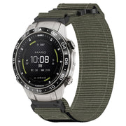 For Garmin MARQ Aviator Gen 2 22mm Nylon Hook And Loop Fastener Watch Band(Grey)
