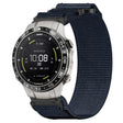For Garmin MARQ Aviator Gen 2 22mm Nylon Hook And Loop Fastener Watch Band(Blue) - Watch Bands by PMC TechLife | Online Shopping South Africa | PMC TechLife