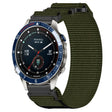 For Garmin MARQ Captain Gen 2 22mm Nylon Hook And Loop Fastener Watch Band(Army Green) - Watch Bands by PMC TechLife | Online Shopping South Africa | PMC TechLife