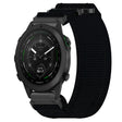 For Garmin MARQ Golfer Gen 2 22mm Nylon Hook And Loop Fastener Watch Band(Black) - Watch Bands by PMC TechLife | Online Shopping South Africa | PMC TechLife