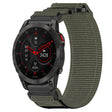 For Garmin EPIX Gen 2 22mm Nylon Hook And Loop Fastener Watch Band(Grey) - Watch Bands by PMC TechLife | Online Shopping South Africa | PMC TechLife | Buy Now Pay Later Mobicred