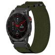 For Garmin EPIX Gen 2 22mm Nylon Hook And Loop Fastener Watch Band(Army Green) - Watch Bands by PMC TechLife | Online Shopping South Africa | PMC TechLife