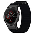 For Garmin Fenix 5 22mm Nylon Hook And Loop Fastener Watch Band(Black) - free shipping - PMC TechLife - Order now!