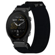 For Garmin Forerunner 955 22mm Nylon Hook And Loop Fastener Watch Band(Black) - Watch Bands by PMC TechLife | Online Shopping South Africa | PMC TechLife