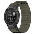 For Garmin Instinct 2 22mm Nylon Hook And Loop Fastener Watch Band(Grey) - Watch Bands by PMC TechLife | Online Shopping South Africa | PMC TechLife