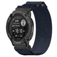 For Garmin Instinct 2X Solar 26mm Nylon Hook And Loop Fastener Watch Band(Blue) - Watch Bands by PMC TechLife | Online Shopping South Africa | PMC TechLife