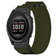 For Garmin Tactix 7 26mm Nylon Hook And Loop Fastener Watch Band(Army Green) - Watch Bands by PMC TechLife | Online Shopping South Africa | PMC TechLife