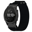 For Garmin Tactix Delta 26mm Nylon Hook And Loop Fastener Watch Band(Black) - Watch Bands by PMC TechLife | Online Shopping South Africa | PMC TechLife