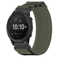 For Garmin Tactix Delta 26mm Nylon Hook And Loop Fastener Watch Band(Grey) - Watch Bands by PMC TechLife | Online Shopping South Africa | PMC TechLife