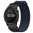 For Garmin Tactix Delta 26mm Nylon Hook And Loop Fastener Watch Band(Blue) - Watch Bands by PMC TechLife | Online Shopping South Africa | PMC TechLife