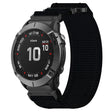 For Garmin Fenix 6X 26mm Nylon Hook And Loop Fastener Watch Band(Black) - Watch Bands by PMC TechLife | Online Shopping South Africa | PMC TechLife