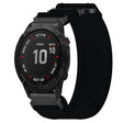 For Garmin Fenix 6X Sapphire 26mm Nylon Hook And Loop Fastener Watch Band(Black) - Watch Bands by PMC TechLife | Online Shopping South Africa | PMC TechLife