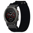 For Garmin Fenix 5X Sapphire 26mm Nylon Hook And Loop Fastener Watch Band(Black) - Watch Bands by PMC TechLife | Online Shopping South Africa | PMC TechLife