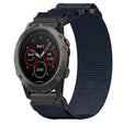 For Garmin Fenix 5X Sapphire 26mm Nylon Hook And Loop Fastener Watch Band(Blue) - Watch Bands by PMC TechLife | Online Shopping South Africa | PMC TechLife
