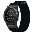 For Garmin Descent MK 1 26mm Nylon Hook And Loop Fastener Watch Band(Black) - Watch Bands by PMC TechLife | Online Shopping South Africa | PMC TechLife