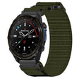 For Garmin Descent Mk3 43mm 20mm Nylon Hook And Loop Fastener Watch Band(Army Green) - Watch Bands by PMC TechLife | Online Shopping South Africa | PMC TechLife