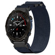 For Garmin Descent Mk3 43mm 20mm Nylon Hook And Loop Fastener Watch Band(Blue) - Watch Bands by PMC TechLife | Online Shopping South Africa | PMC TechLife