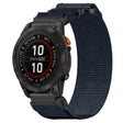For Garmin Fenix 7S Pro 42mm 20mm Nylon Hook And Loop Fastener Watch Band(Blue) - Watch Bands by PMC TechLife | Online Shopping South Africa | PMC TechLife