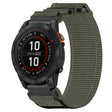 For Garmin Fenix 7S 20mm Nylon Hook And Loop Fastener Watch Band(Grey) - Watch Bands by PMC TechLife | Online Shopping South Africa | PMC TechLife