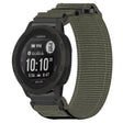 For Garmin Instinct 2S 20mm Nylon Hook And Loop Fastener Watch Band(Grey) - Watch Bands by PMC TechLife | Online Shopping South Africa | PMC TechLife | Buy Now Pay Later Mobicred