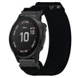 For Garmin Fenix 6S 20mm Nylon Hook And Loop Fastener Watch Band(Black) - Watch Bands by PMC TechLife | Online Shopping South Africa | PMC TechLife