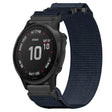For Garmin Fenix 6S Pro 20mm Nylon Hook And Loop Fastener Watch Band(Blue) - Watch Bands by PMC TechLife | Online Shopping South Africa | PMC TechLife