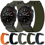 For Garmin Fenix 5S 20mm Nylon Hook And Loop Fastener Watch Band(Blue)