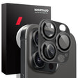 For iPhone 15 Pro / 15 Pro Max NORTHJO Matte Camera Lens Protector Tempered Glass Rear Lens Film(Black) - iPhone 15 Pro Tempered Glass by NORTHJO | Online Shopping South Africa | PMC TechLife | Buy Now Pay Later Mobicred