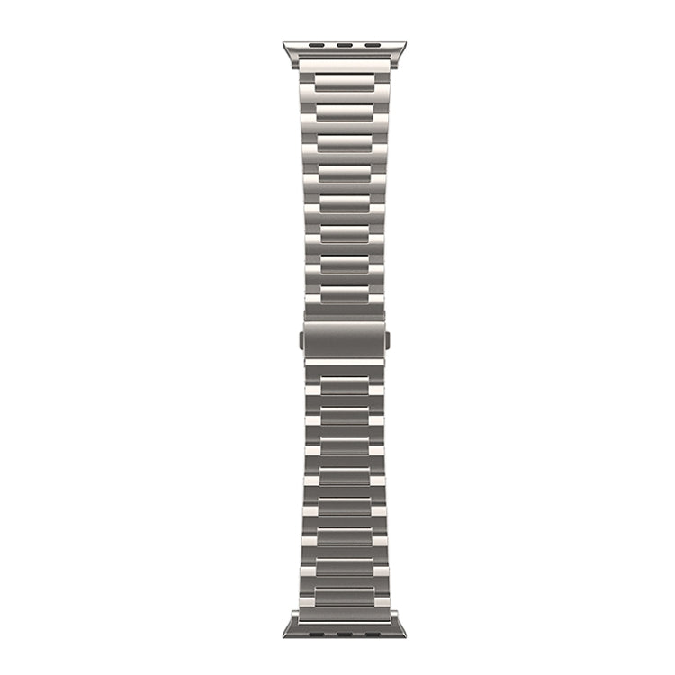 For Apple Watch Ultra 49mm I-Shaped Titanium Watch Band(Titanium)