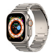 For Apple Watch Series 7 45mm I-Shaped Titanium Watch Band(Titanium) - Watch Bands by PMC TechLife | Online Shopping South Africa | PMC TechLife