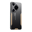 For Huawei Pura 70 Pro Blade Series TPU Hybrid Metal Phone Case(Gold) - Huawei Cases by PMC Jewellery | Online Shopping South Africa | PMC Jewellery | Buy Now Pay Later Mobicred