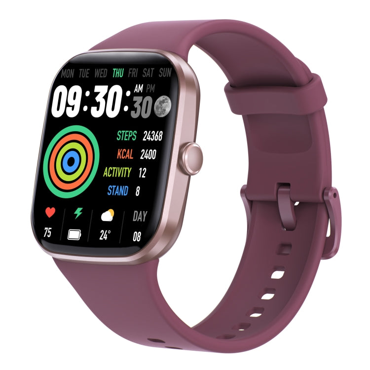 Q32 IP67 Water-resistant Smart Bracelet Bluetooth Call Fitness Tracker(Wine Red)