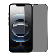 For iPhone 16e NORTHJO A++ 28 Degree Privacy Full Glue Silk Printing Tempered Glass Film