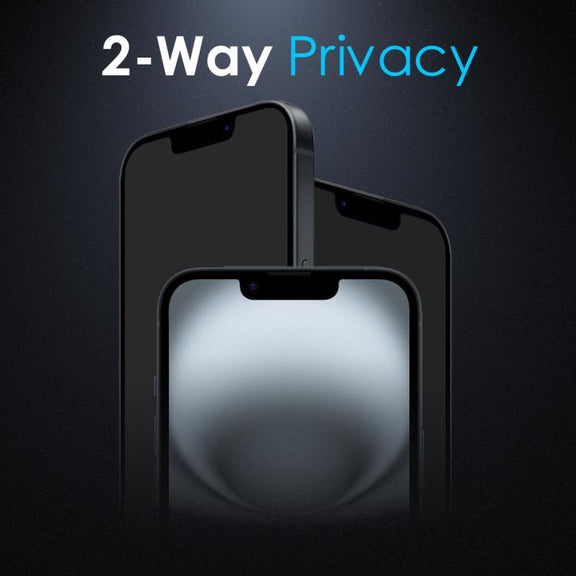 For iPhone 16e NORTHJO A++ 28 Degree Privacy Full Glue Silk Printing Tempered Glass Film